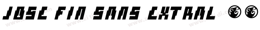 jose fin sans extral字体转换